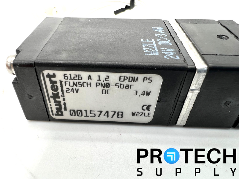 Load image into Gallery viewer, Burkert 6126 Way Rocker-Solenoid Valve 1.2A 24V DC 5bar 3.4W with WARRANTY