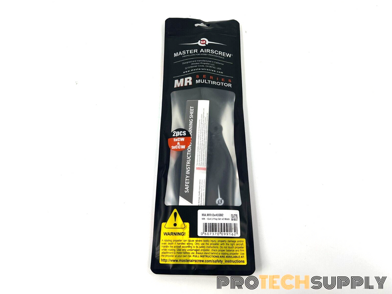 Load image into Gallery viewer, Master Airscrew MA.MR13x45SB2 13x4.5 Multirotor Propeller Set NEW with WARRANTY