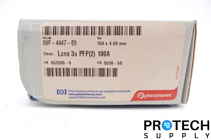 Load image into Gallery viewer, Phenomenex Luna 3u PFP 100A 00F-4447-E0 Column NEW with WARRATY