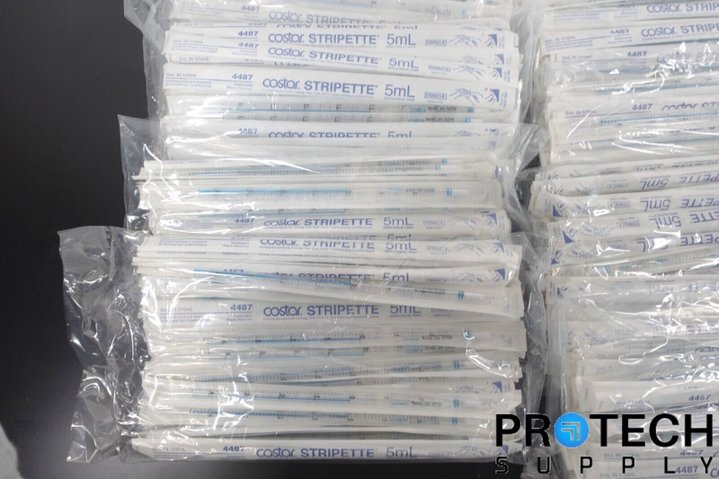 Load image into Gallery viewer, (Lot of 325) Corning Costar cSterile Pipettes Stripette 5 ml SEALED