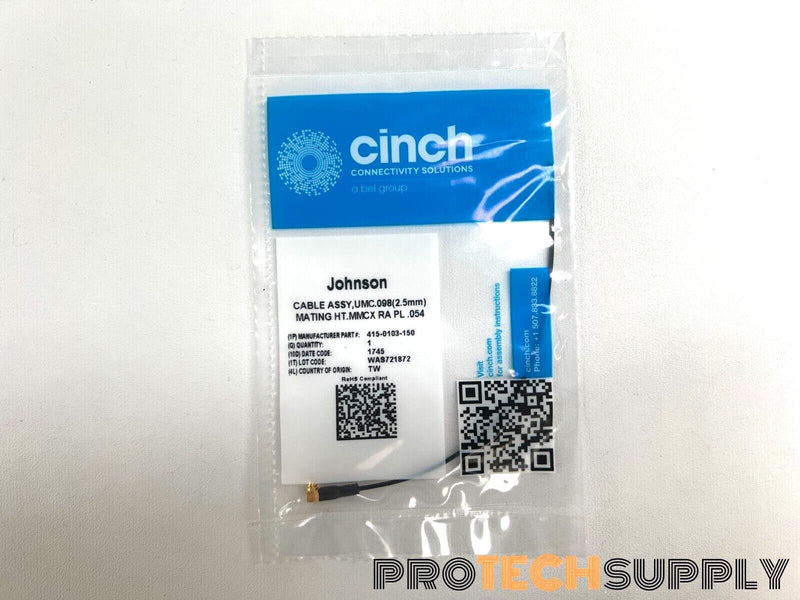 Load image into Gallery viewer, NEW Cinch Cable Assembly Coaxial (UMCC) to MMCX with WARRANTY