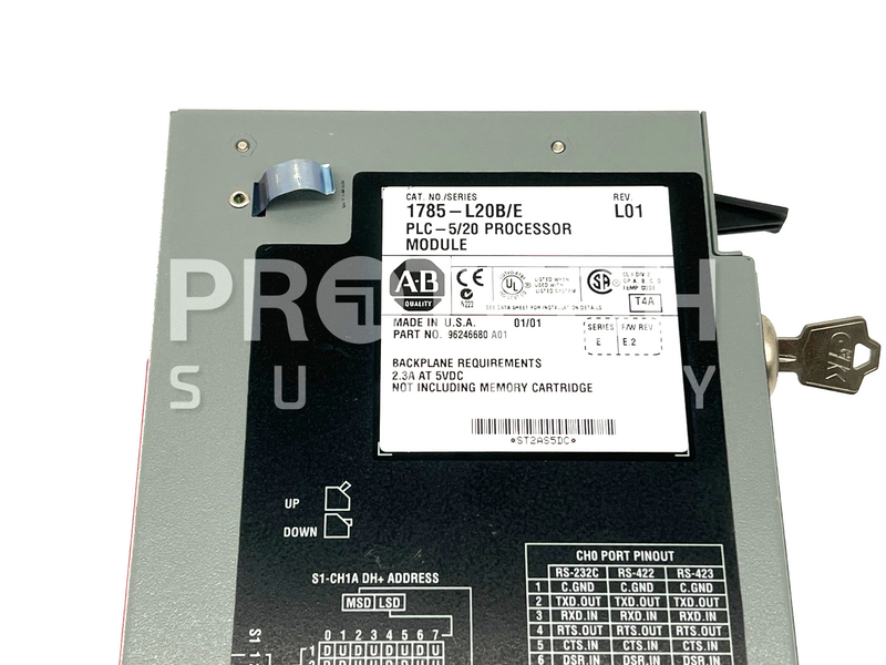 Load image into Gallery viewer, Allen-Bradley 1785-L20B/E PLC-5/20 Processor Module 96246680 A01 with WARRANTY