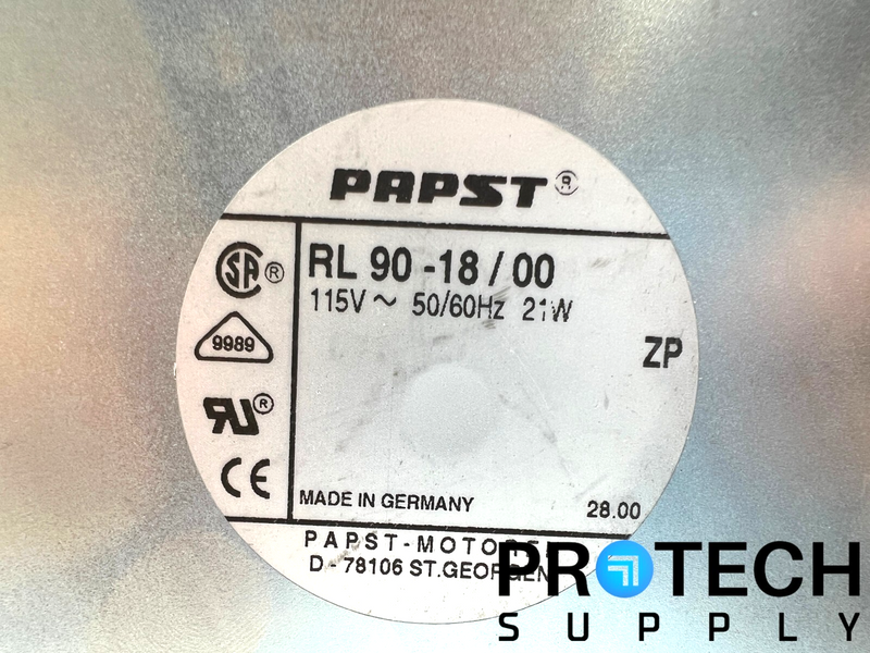 Load image into Gallery viewer, Papst RL90-18/00 Fan Blower 115V 50/60Hz 21W with WARRANTY