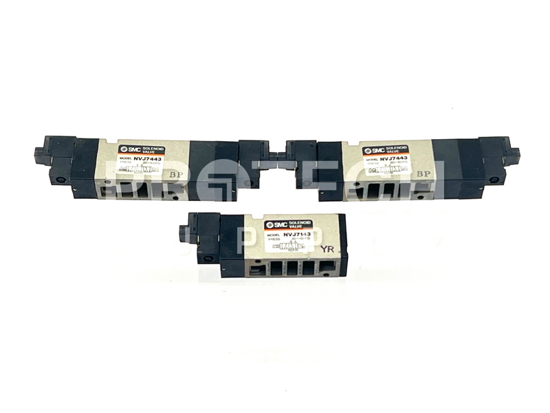 Load image into Gallery viewer, (Lot of 3) SMC NVJ7443 Solenoid Valve with WARRANTY