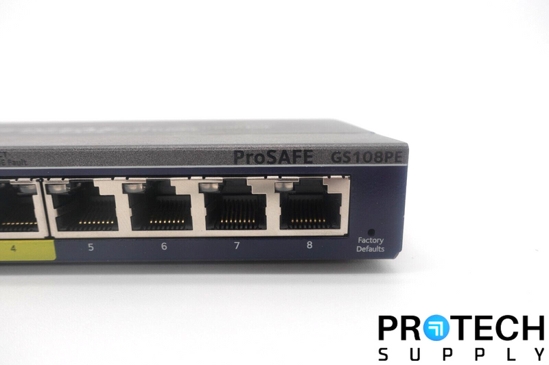 Load image into Gallery viewer, Netgear GS108PE ProSAFE Plus 8-Port Gigabit Switch & 4-Port PoE w/ WARRANTY