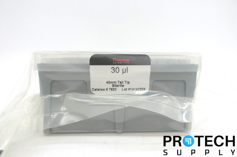 Load image into Gallery viewer, 10/Pk Thermo Matrix 7632 40mm 96-Well Extended Pipette Tips 30ul NEW