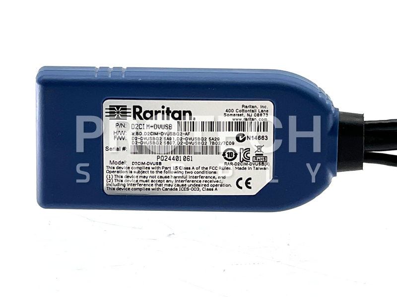 Load image into Gallery viewer, Raritan D2CIM-DVUSB VGA Dual USB Computer Interface Module GUARANTEED