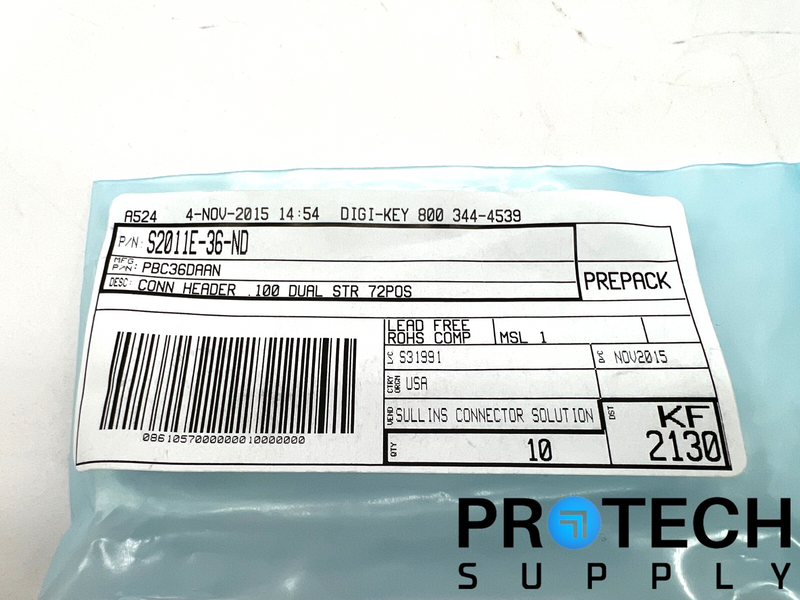 Load image into Gallery viewer, 7/Pk Sullins Solutions PBC36DAAN Connector Header 72-Position with WARRANTY
