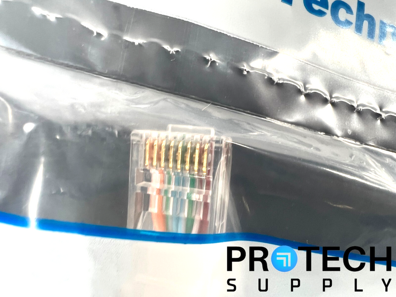 Load image into Gallery viewer, (Lot of 10) CP Technologies C6-WH-01-0 Category 6 Patch Cord 1ft w/ WARRANTY