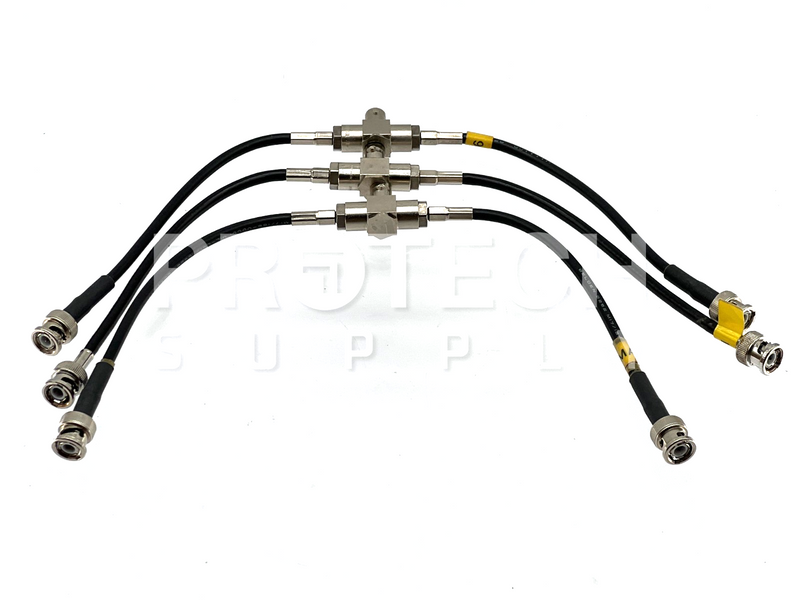 Load image into Gallery viewer, (Lot of 3) Kings / Amphenol 31-30693-2 Coaxial T-Junction Cable Assy GUARANTEED