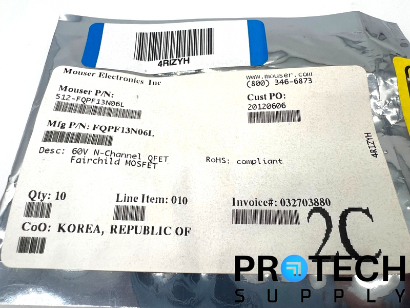 Load image into Gallery viewer, (7/Pk) Onsemi FQPF13N06L N-Channel Power MOSFET with WARRANTY