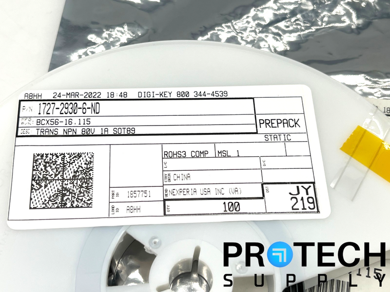 Load image into Gallery viewer, (100/Reel) Nexperia BCX56-16115 Bipolar Transistor NEW with WARRANTY