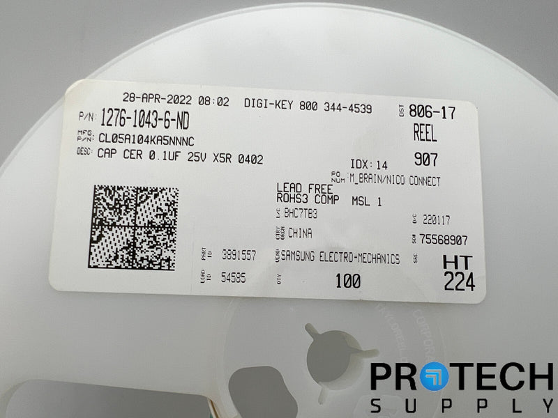 Load image into Gallery viewer, Approx 100 Electro-Mechanics Ceramic Capacitor 1276-1043-6-ND w/ WARRANTY