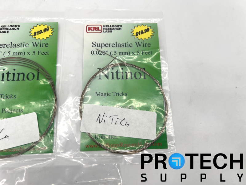 Load image into Gallery viewer, (Lof of 5) Kellogs' Research Labs Nitinol Superelastic Wire NEW