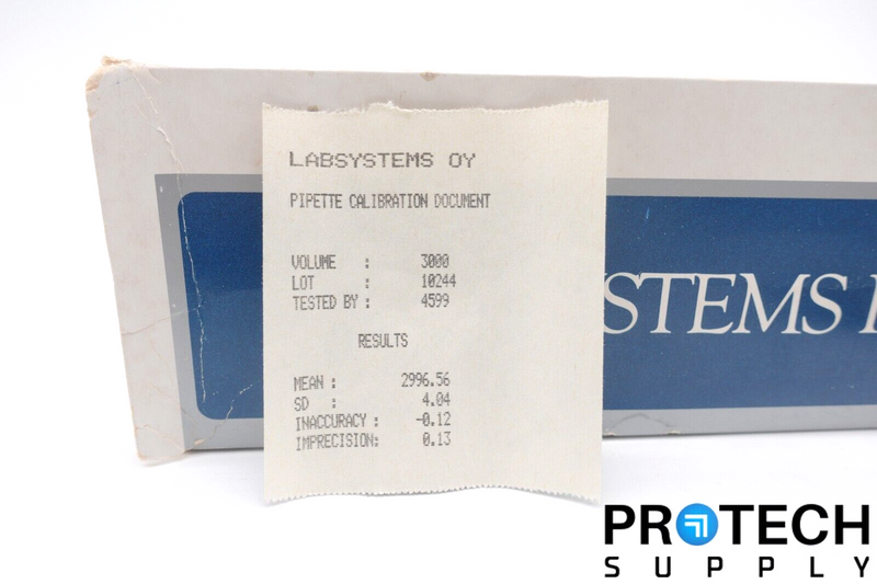 Load image into Gallery viewer, Labsystems FinnPipette / 3.0 ml Fixed / Single Channel Pipette NEW & WARRANTY