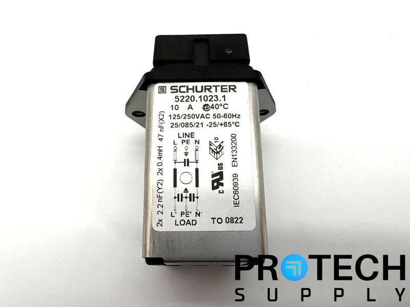 Load image into Gallery viewer, Schurter 5220.1023.1 Power Entry Module 125/250VAC 50-60Hz with WARRANTY