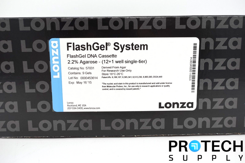 Load image into Gallery viewer, (Box of 9) Lonza 57031 FlashGel DNA Cassette 12+1 Single-Tier NEW with WARRANTY