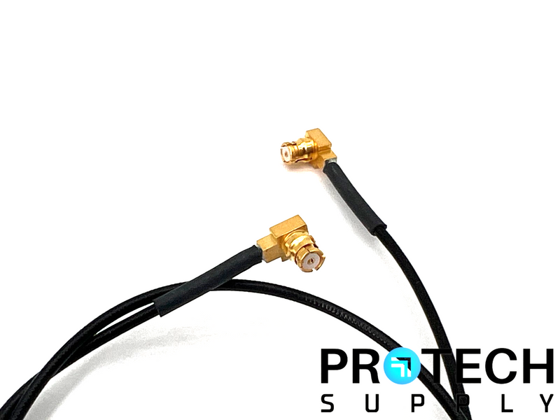 Load image into Gallery viewer, ESM SMP Female Right Angle to SMP Female Right Angle Coax Cable NEW w/ WARRANTY