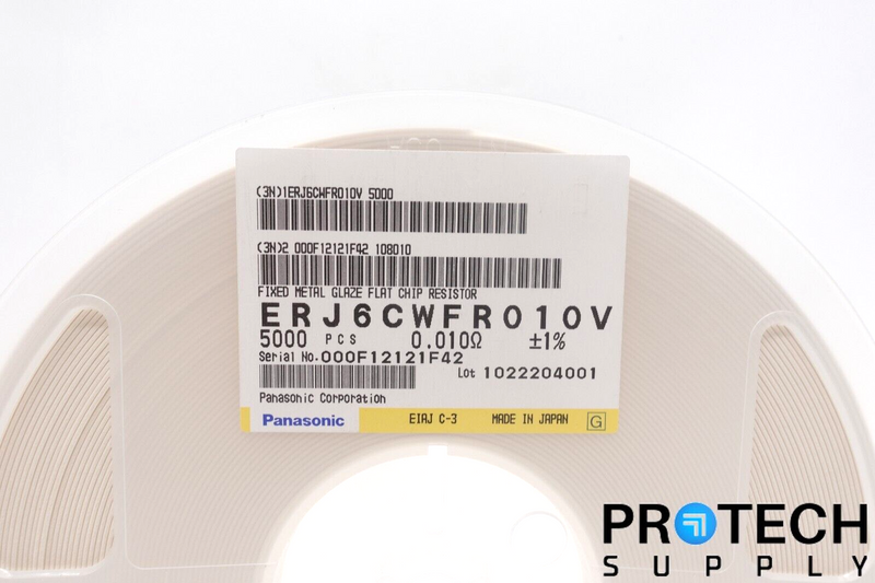 Load image into Gallery viewer, 5000/Reel Panasonic ERJ-6CWFR010V 10mOhms ±1% Chip Resistor 0805 NEW
