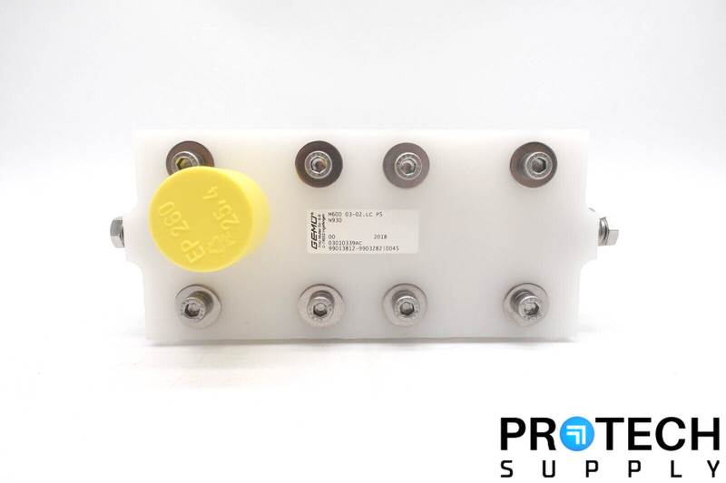 Load image into Gallery viewer, GEMU 9651 10D Twin Diaphragm Valve AX67B2 w/ M600 Valve Head with WARRANTY