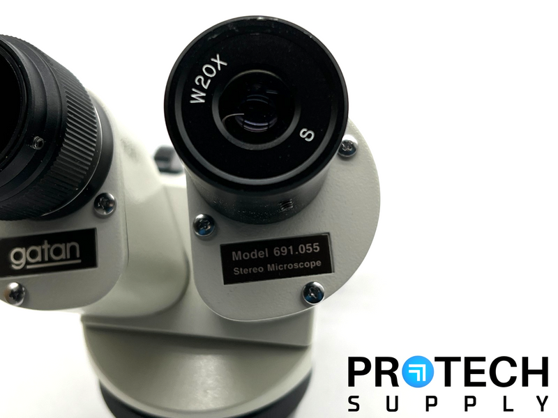 Load image into Gallery viewer, Gatan 691.055 Stereo Microscope Head W20X with WARRANTY