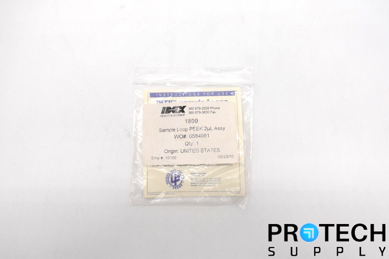 Load image into Gallery viewer, PEEK Sample Loop WATERS/RHEODYNE 2uL PEEK Sample Loop NEW with WARRANTY