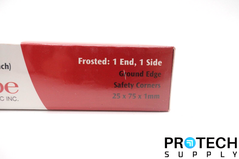Load image into Gallery viewer, (72/Pk) Globe 1324 Microscope Slide 25 x 75 mm Frosted End NEW with WARRANTY
