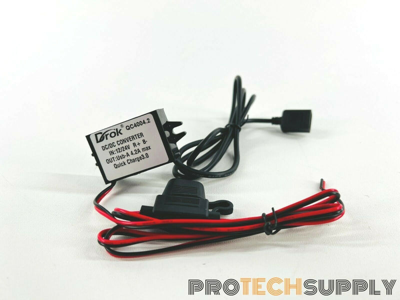 Load image into Gallery viewer, DroK QC4004.2 DC/DC Converter IN:12/24V OUT:Usb-A 4.2A Max