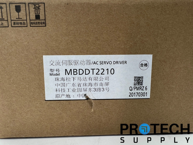Load image into Gallery viewer, Panasonic MBDDT2210 AC Servo Driver NEW with WARRANTY