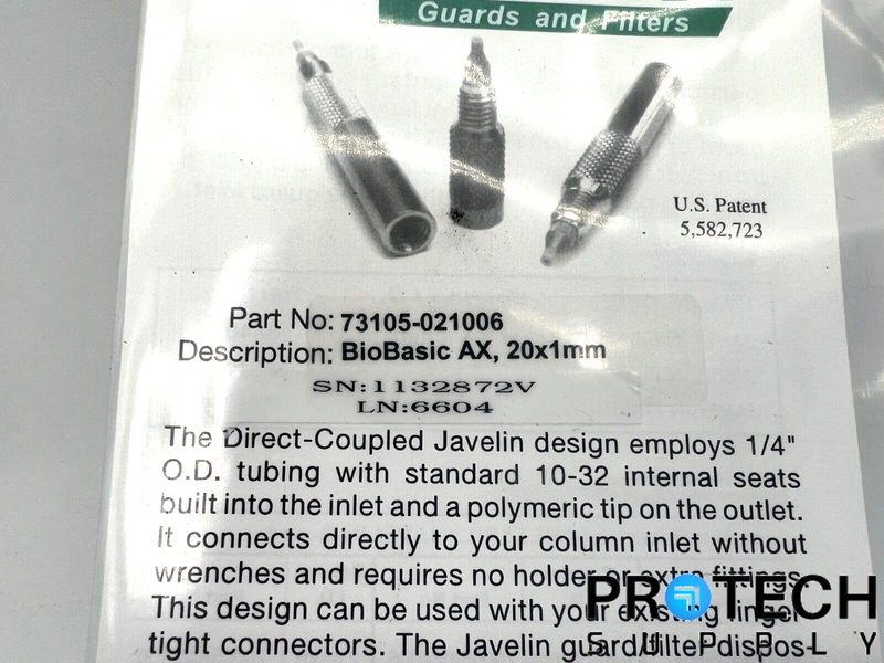 Load image into Gallery viewer, 5/Pk Lot of Thermo BioBasic AX & BioBasic 18 Javelin Guards with WARRANTY