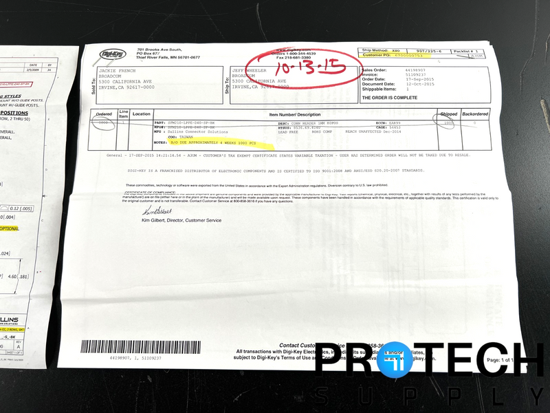 Load image into Gallery viewer, (1480/Pk) Sullins Connector SMF210-LPPE-D40-SP-BK Surface Mount with WARRANTY