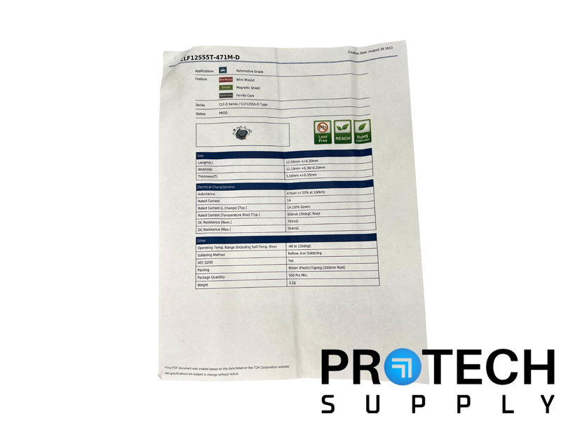 Load image into Gallery viewer, (Pack of 10) TDK CLF12555T-471M-D Shielded Drum Core NEW with WARRANTY