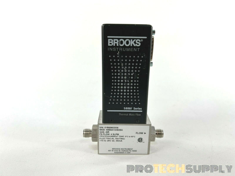Load image into Gallery viewer, Brooks Instrument 5860i A13XB2EA Thermal Mass Flowr Gas: Air with WARRANTY