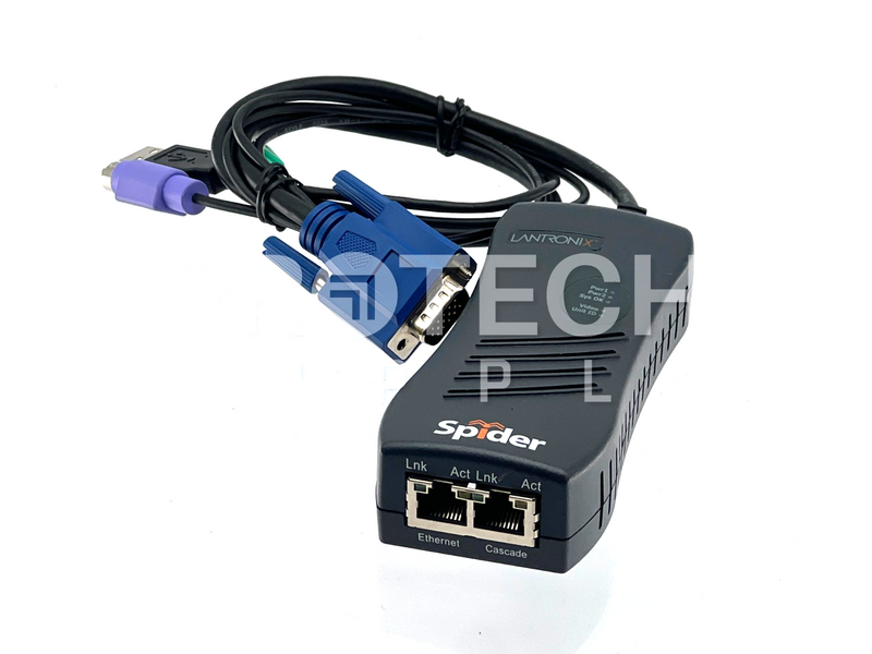 Load image into Gallery viewer, Lantronix SLS200 Spider KVM Over IP 080-375-000-R GUARANTEED (No Power Adapter)