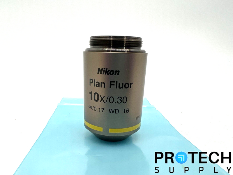 Load image into Gallery viewer, Nikon Plan Fluor 10x/0.30 Microscope Objective Lens MRH00101 with WARRANTY