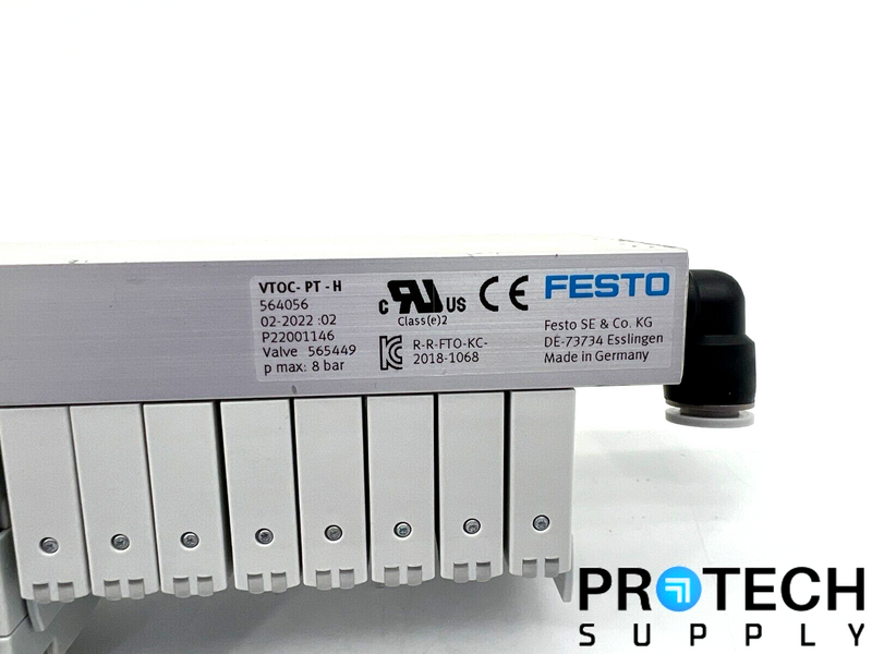 Load image into Gallery viewer, Festo 565449 Solenoid Valve + Machine Control + Plug Socket Assy with WARRANTY