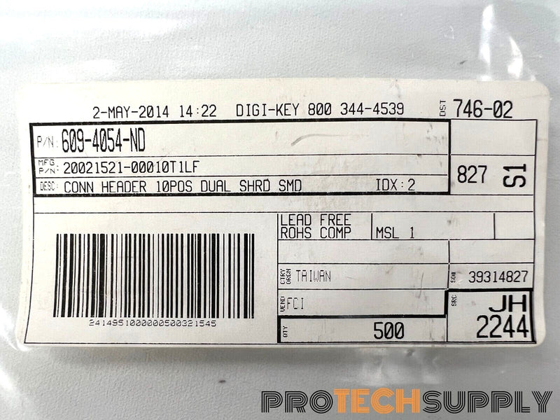 Load image into Gallery viewer, NEW (Pack of 22)Amphenol 20021521-00010T1LF Connector Header Surface Mount 10Pos