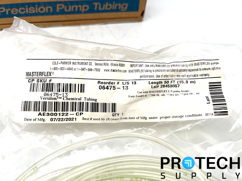Load image into Gallery viewer, Masterflex Chemical Tubing 50 Ft 06475-13