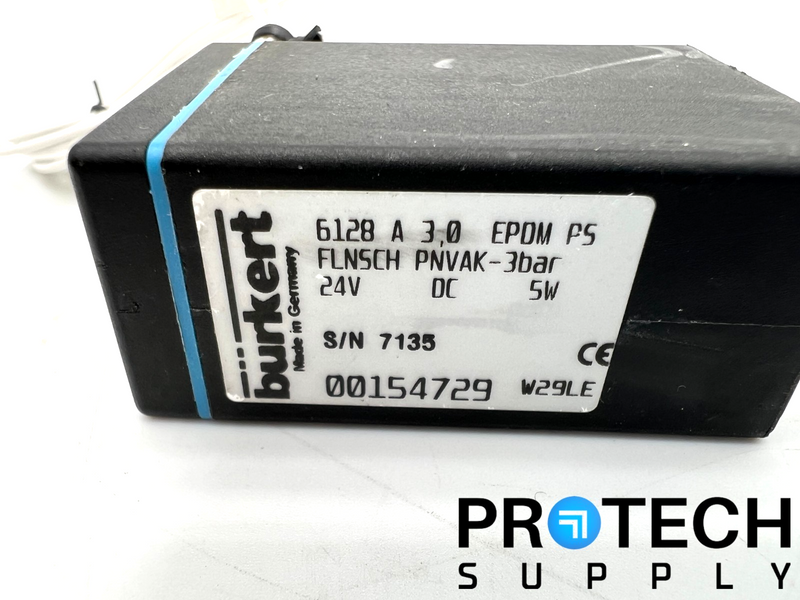 Load image into Gallery viewer, Burkert 6128 Solenoid Valve 3A 24V DC 5W 3bar with WARRANTY