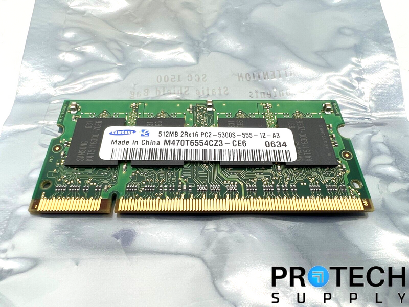 Load image into Gallery viewer, Samsung M470T6554CZ3-CE6 Memory Module 512MB DDR2 SDRAM with WARRANTY