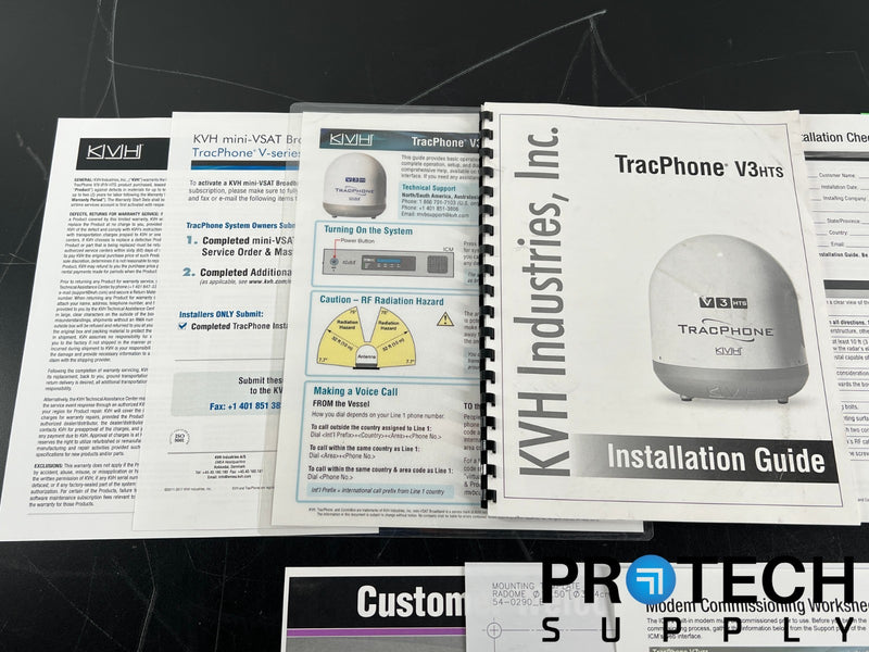 Load image into Gallery viewer, KVH Tracphone V3 HTS VSAT Marine Satellite Internet Antenna