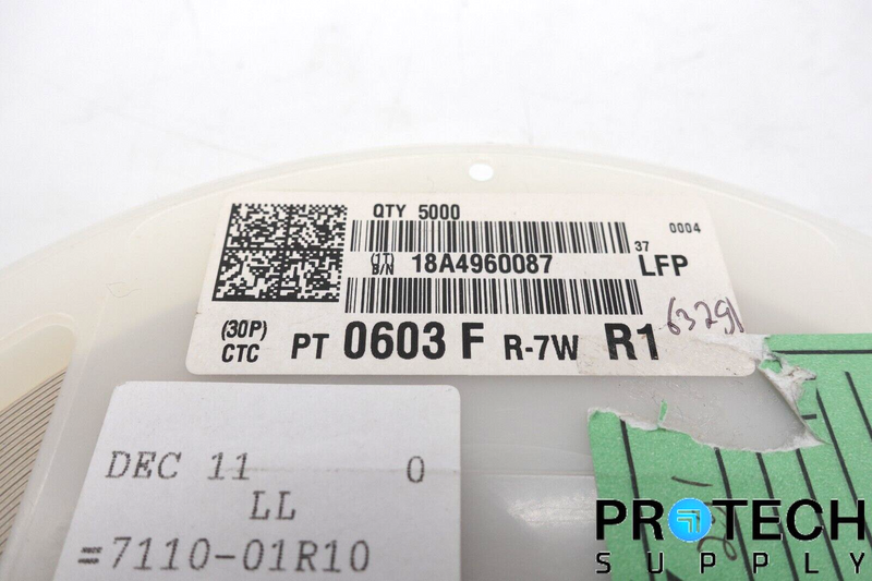 Load image into Gallery viewer, (Qty 5000) Yageo PT0603FR-7W0R1L Capacitor Reel ±1% NEW with WARRANTY
