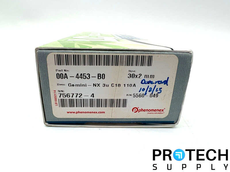 Load image into Gallery viewer, Phenomenex Column 3u Gemini - NX C18 110A 30 x 2mm 00A-4453-B0 w/ WARRANTY