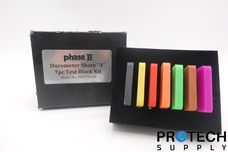 Load image into Gallery viewer, Phase II PHT950-25 7pc Durometer Shore "A" Test Block Kit with WARRANTY