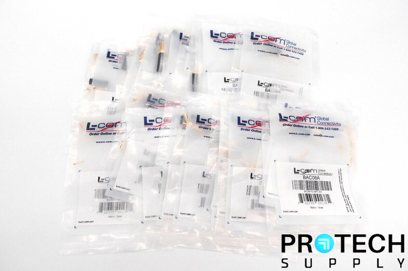 Load image into Gallery viewer, (Lot of 26) L-Com BAC06A SMA Female Bulkhead Crimp for RG174 NEW with WARRANTY