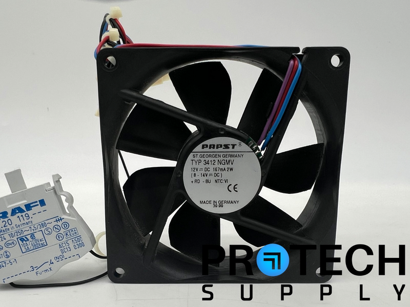 Load image into Gallery viewer, Papst 3412 NGMV Cooling Fan + RAFI 947-5-1 Contact Block Assy with WARRANTY