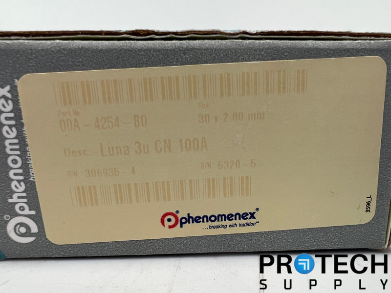 Load image into Gallery viewer, Phenomenex Luna 3u CN 100A Column 30 x 2.00mm 00A-4254-B0 NEW