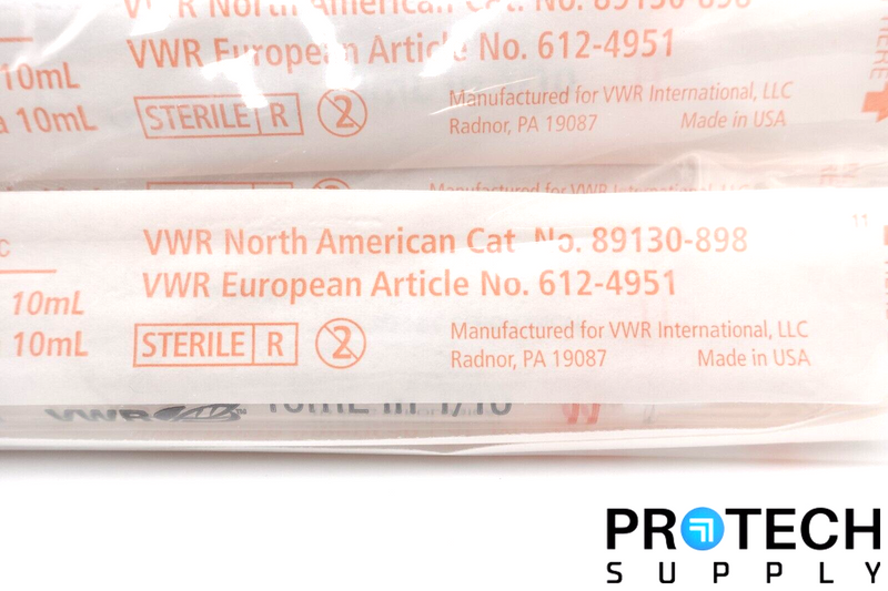 Load image into Gallery viewer, (25/Pk) VWR 89130-898 Serological Pipet 10 ml Polystyrene Total NEW