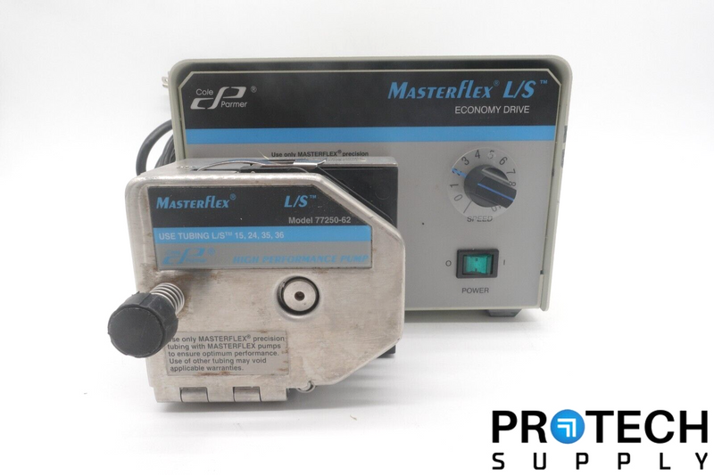 Load image into Gallery viewer, Cole Parmer 7554-90 Masterflex L/S Economy Drive, 77250-62 Pump Head w/ WARRANTY