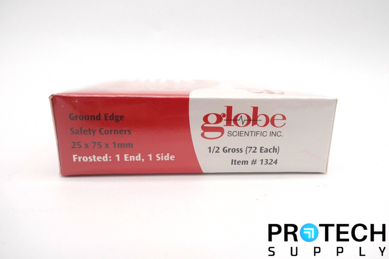 Load image into Gallery viewer, (72/Pk) Globe 1324 Microscope Slide 25 x 75 mm Frosted End NEW with WARRANTY